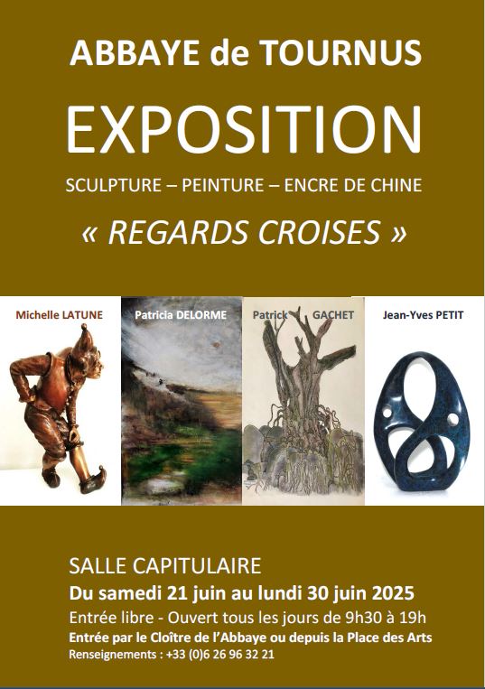 Exposition “Regards croisés” Sculpture-Peinture-Encre de chine