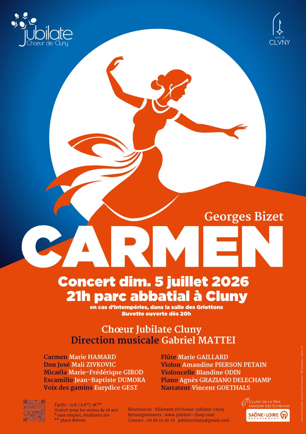 Concert "Carmen, un opéra pour tous !"