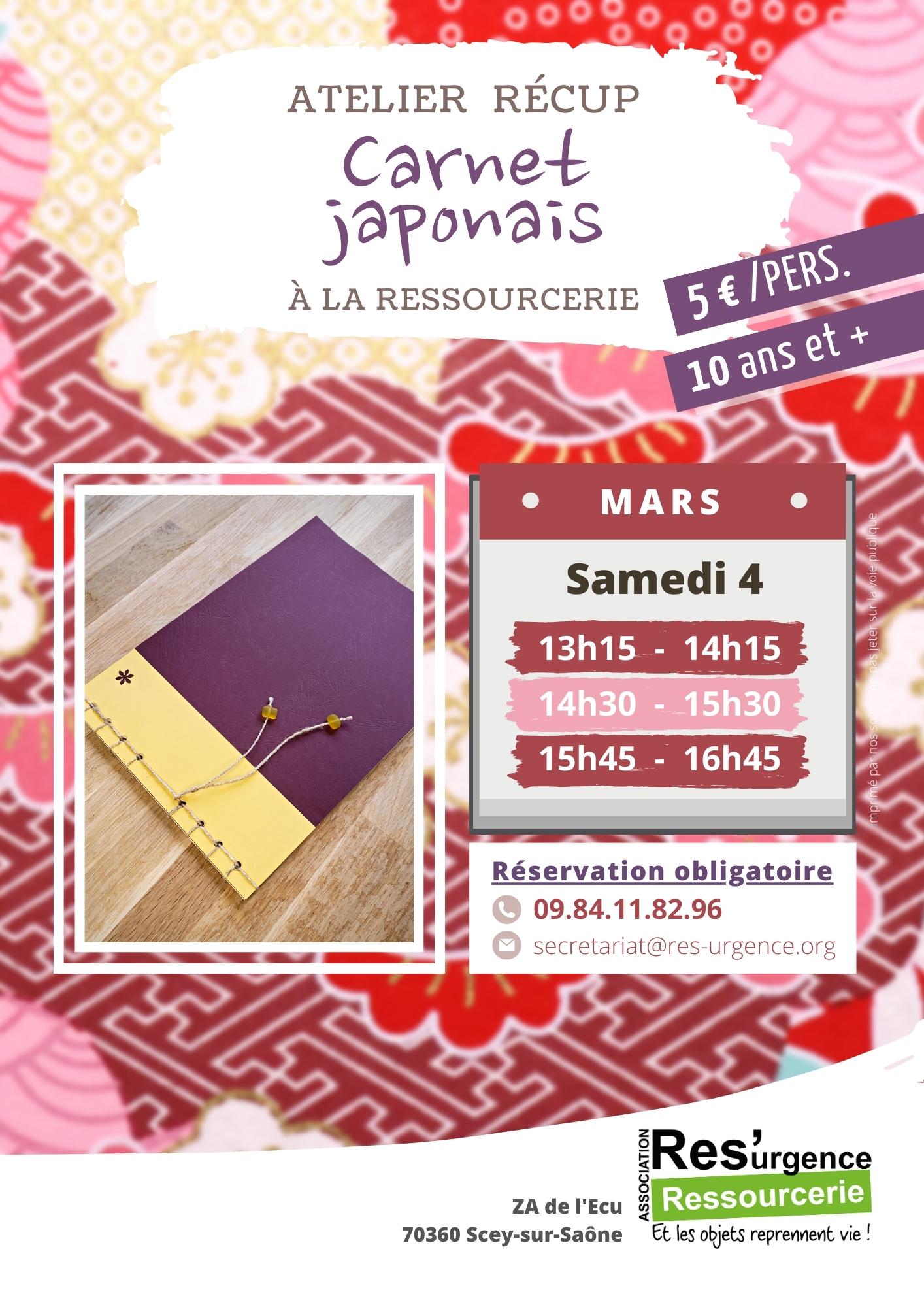 Atelier Carnet Japonais