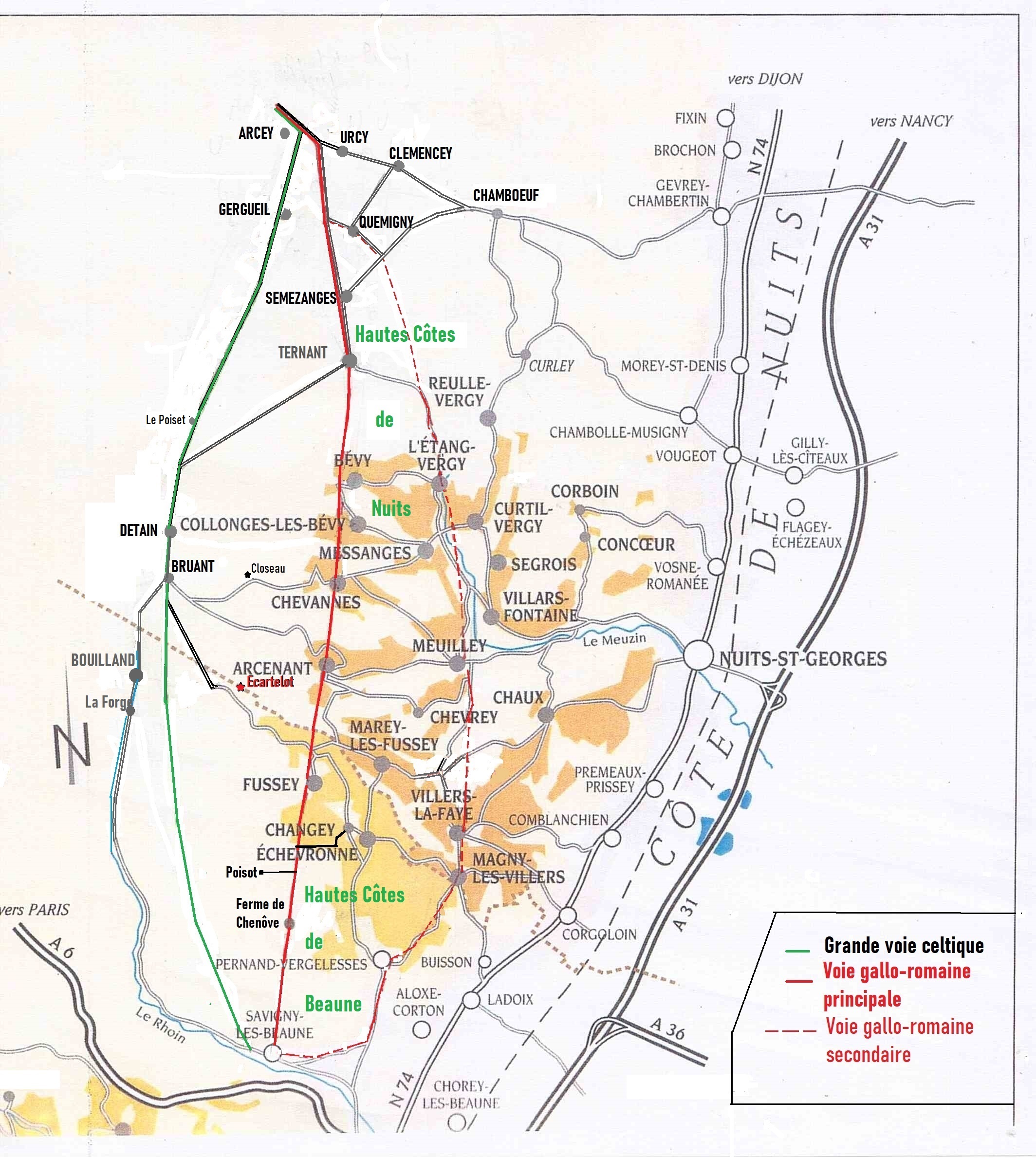 Carte du secteur 2022