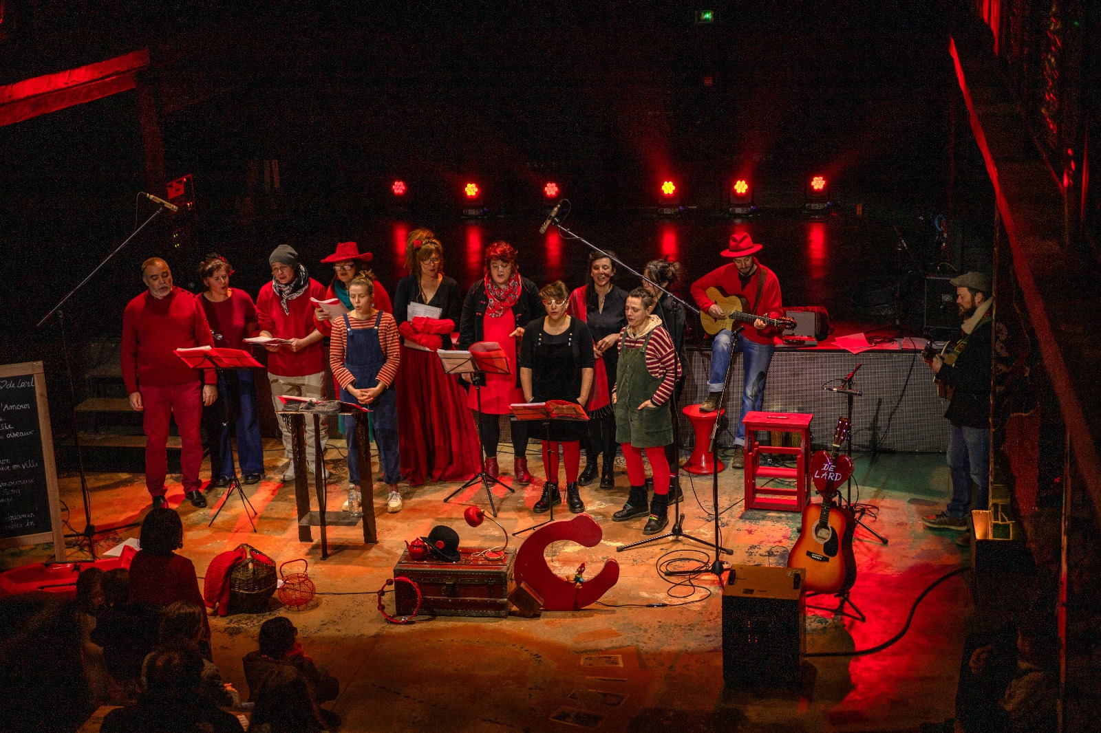 Les cœurs de lard, mais rouge