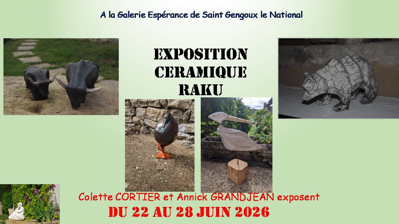 Céramïque et Raku Annick GRANDJEAN et Colette CORTIER