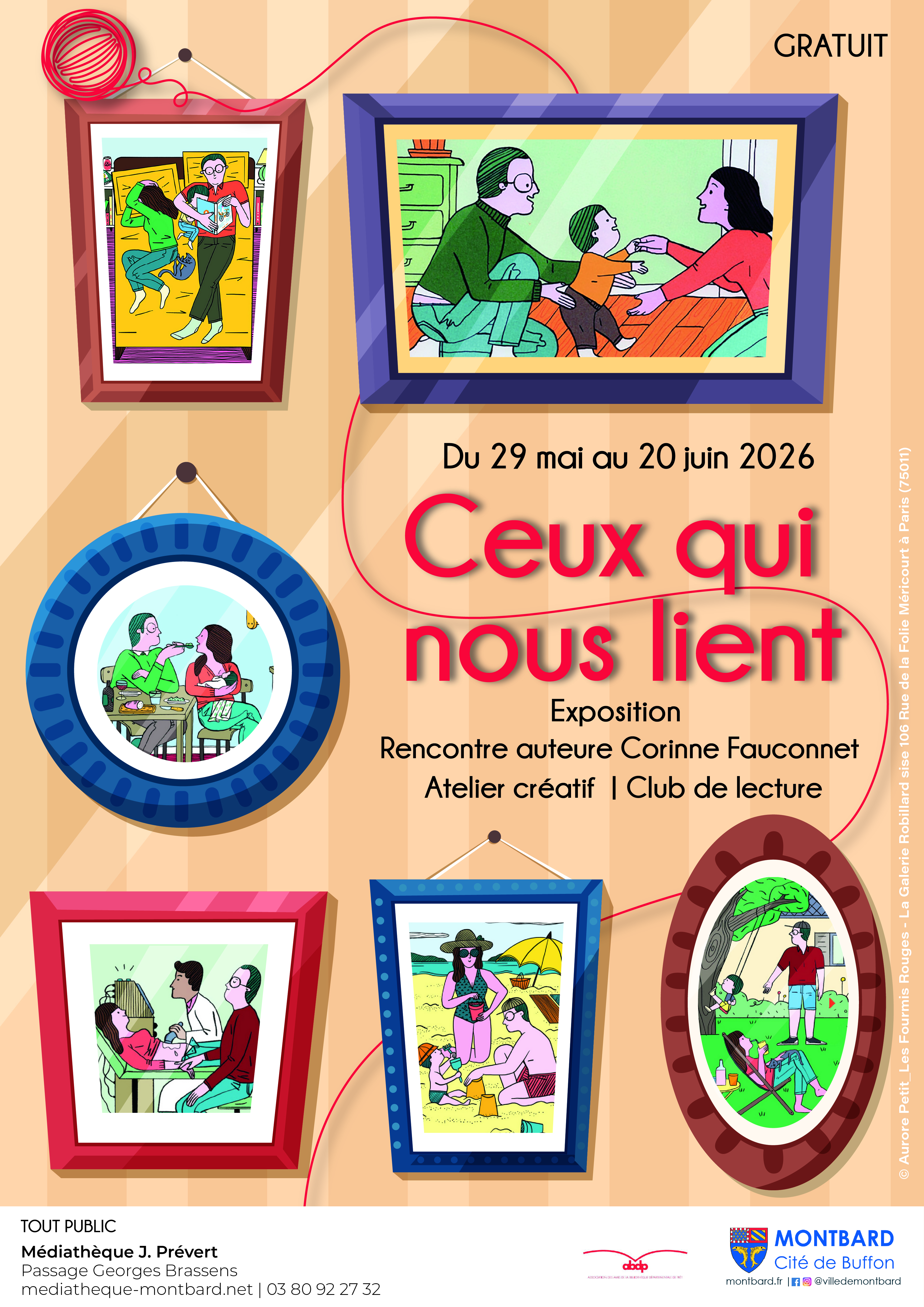 Ceux qui nous lient : Exposition "Une famille c'est comme une histoire"