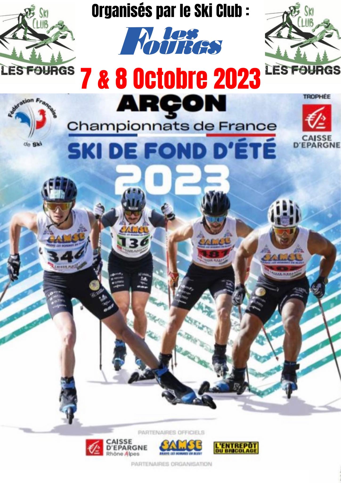 Championnat de France ski d'été 2023 Arçon