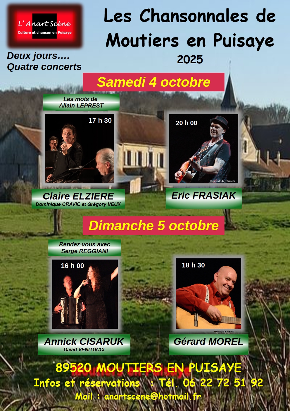 Chansonnales 2025 Affiche