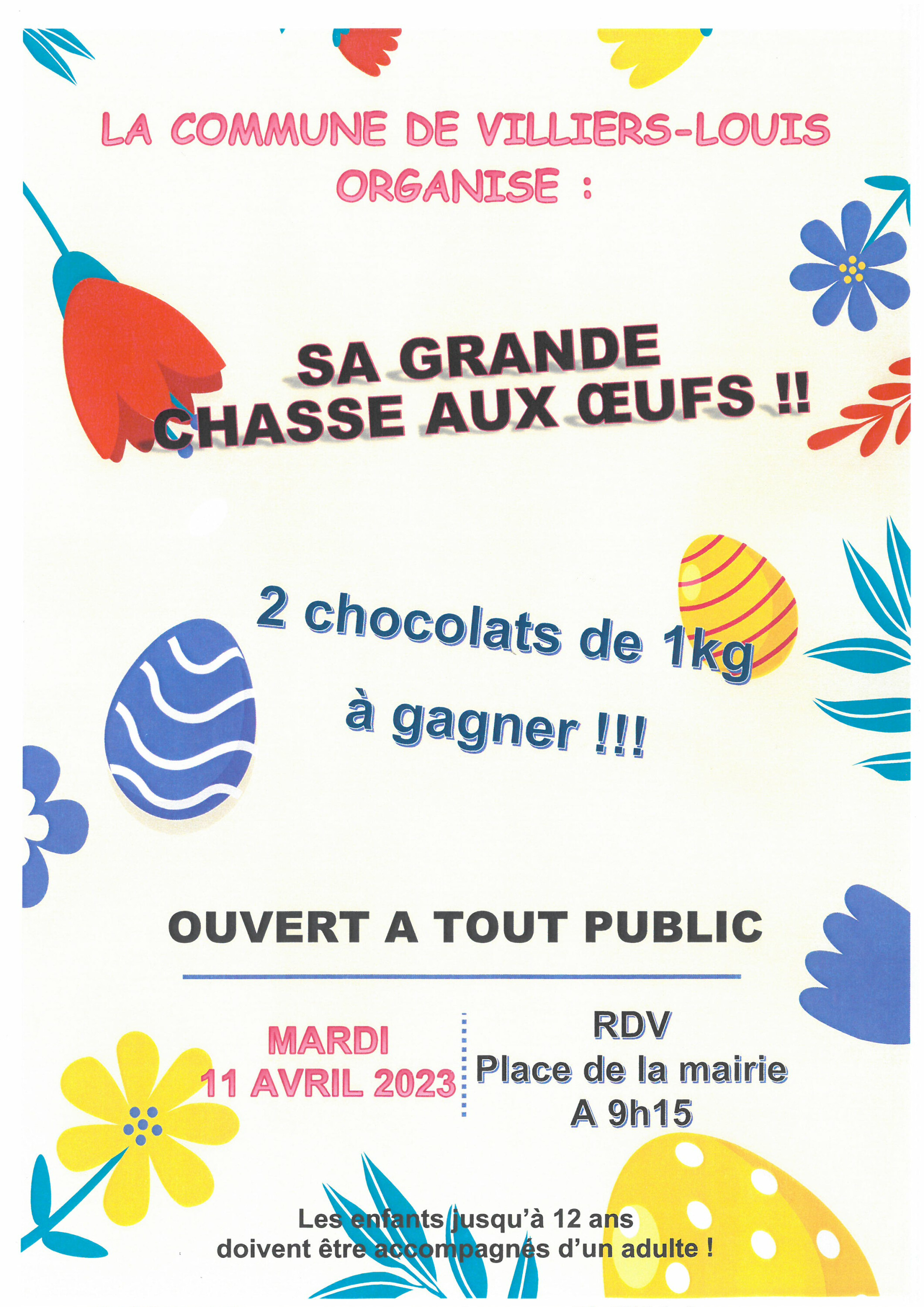 Chasse aux oeufs Villiers-Louis