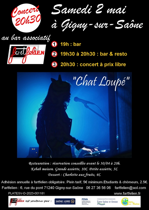"Chat Loupé" en concert