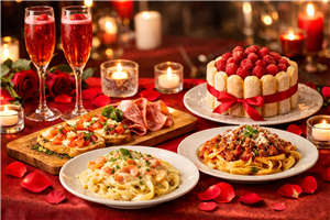 Saint Valentin à l'hotel restaurant de Fresne saint Mamès