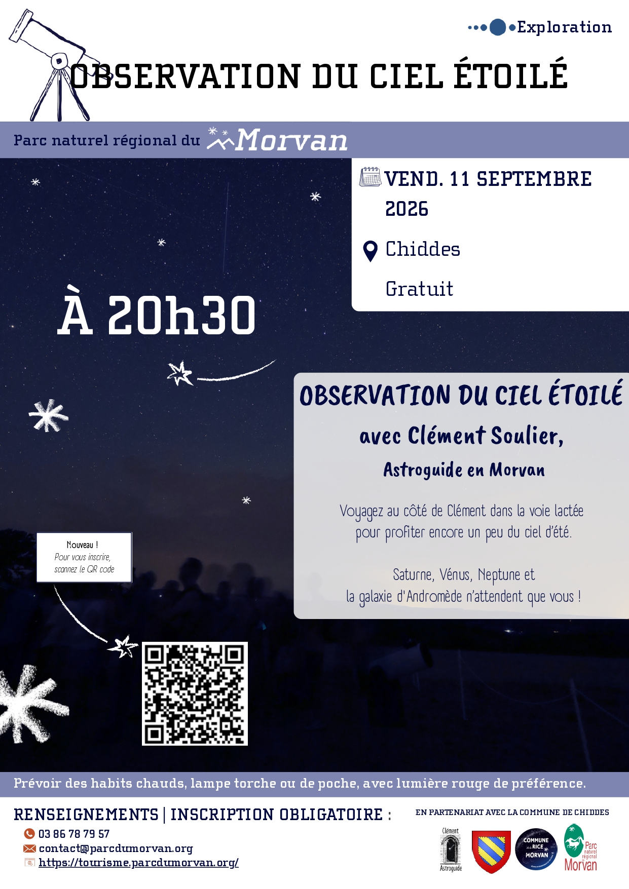 Observation ciel étoilé