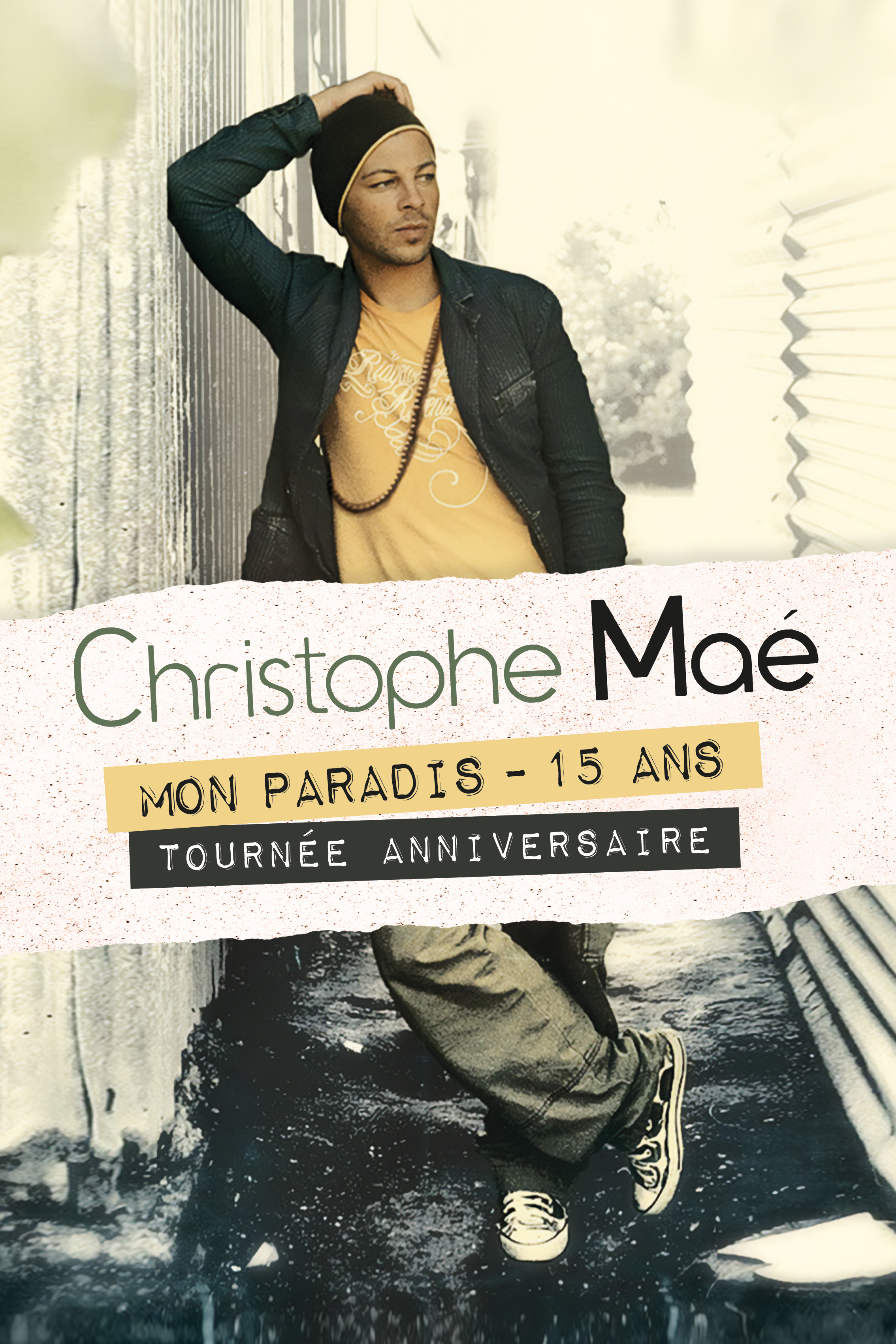 Affiche Christophe-Mae - mon-paradis