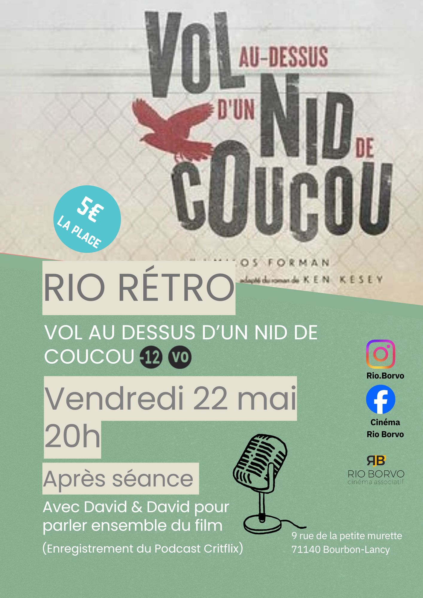 Rio Rétro : Vol au-dessus d'un nid de coucou