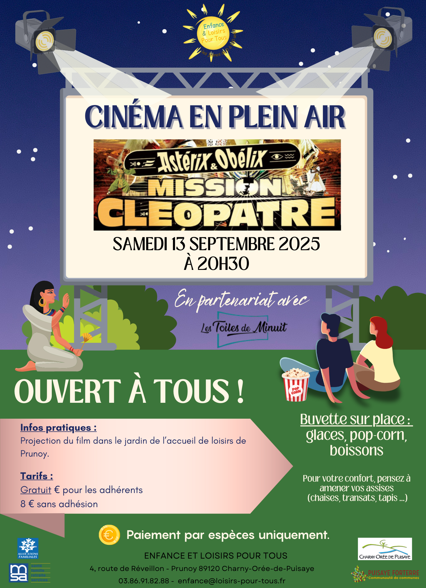Cinéma en plein air