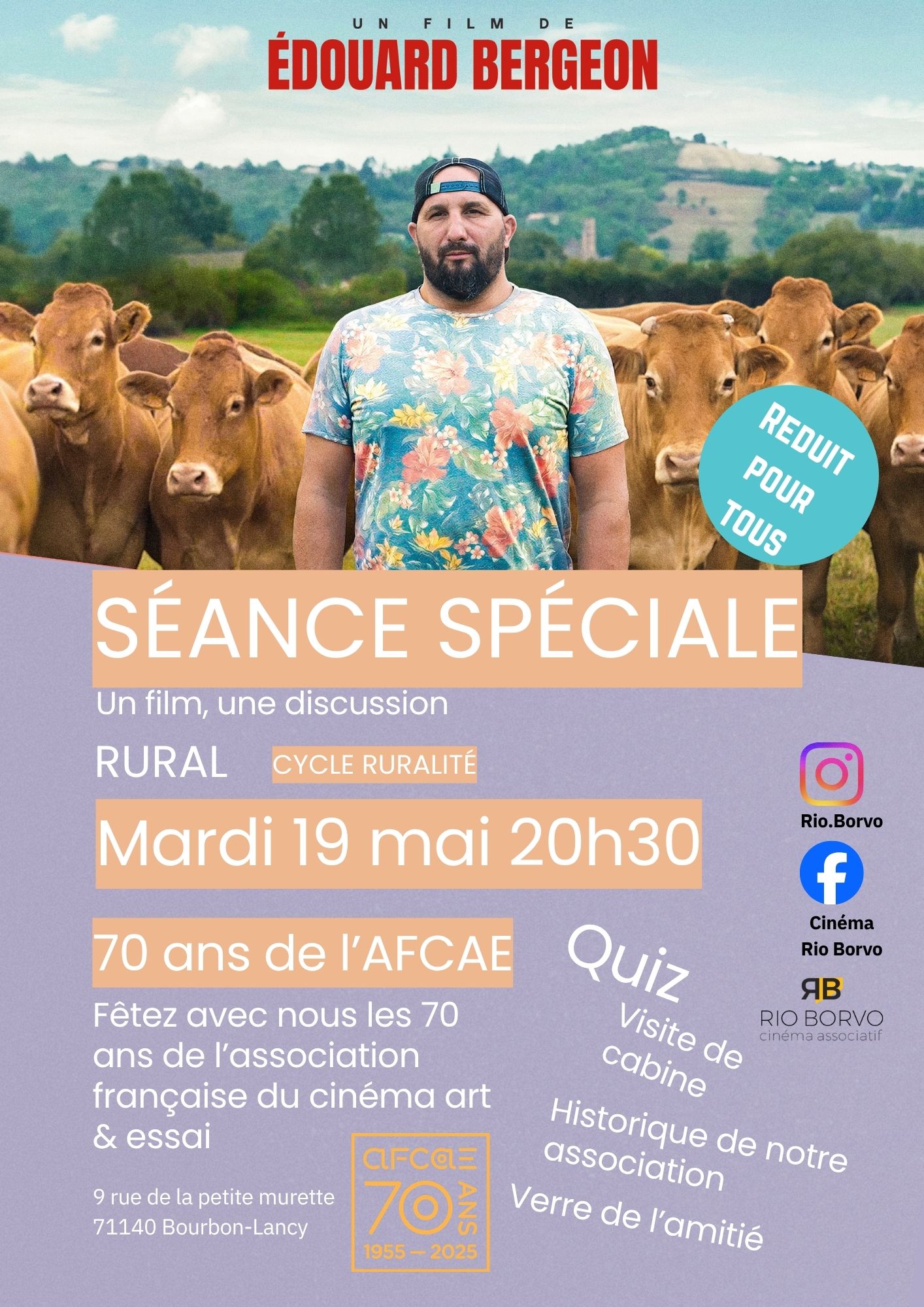 Rural : 70 ans de l'AFCAE dans votre ciné
