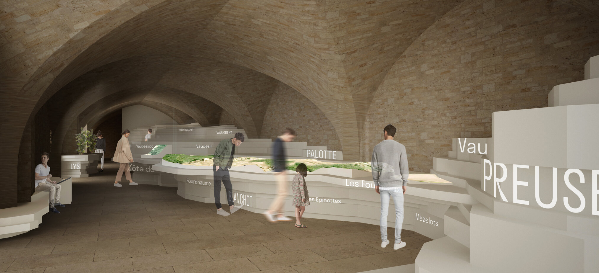 Scénographie Cité à Chablis