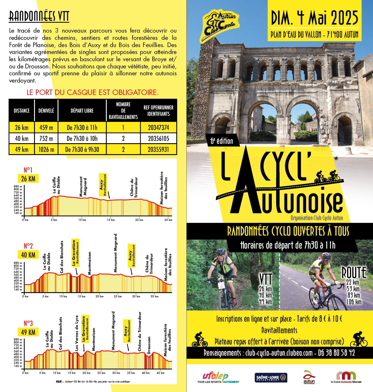 Dépliant page extérieure