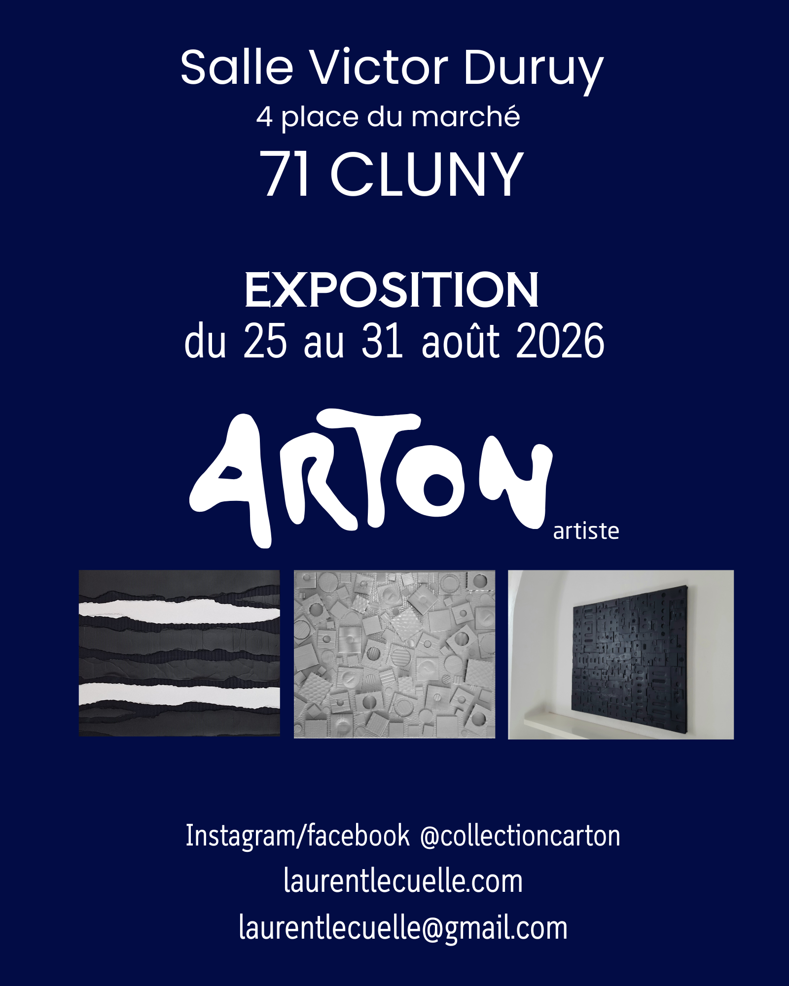 Exposition Laurent LECUELLE