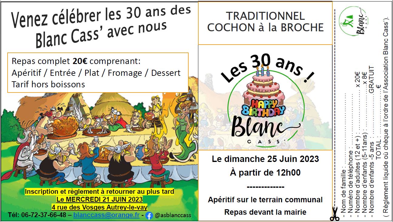 Cochon à la broche 25 juin AUTREY
