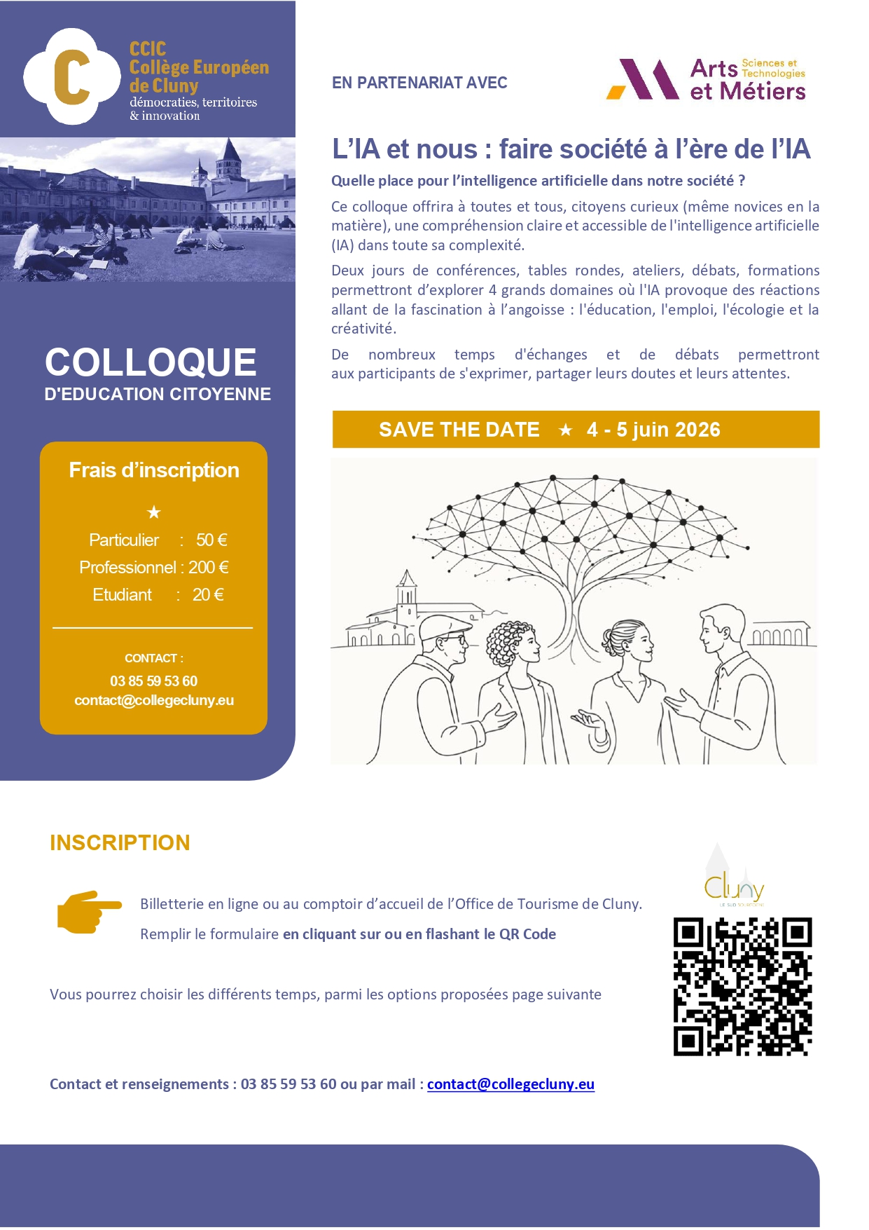 Colloque "L'IA et nous : faire société à l’ère de l’IA"