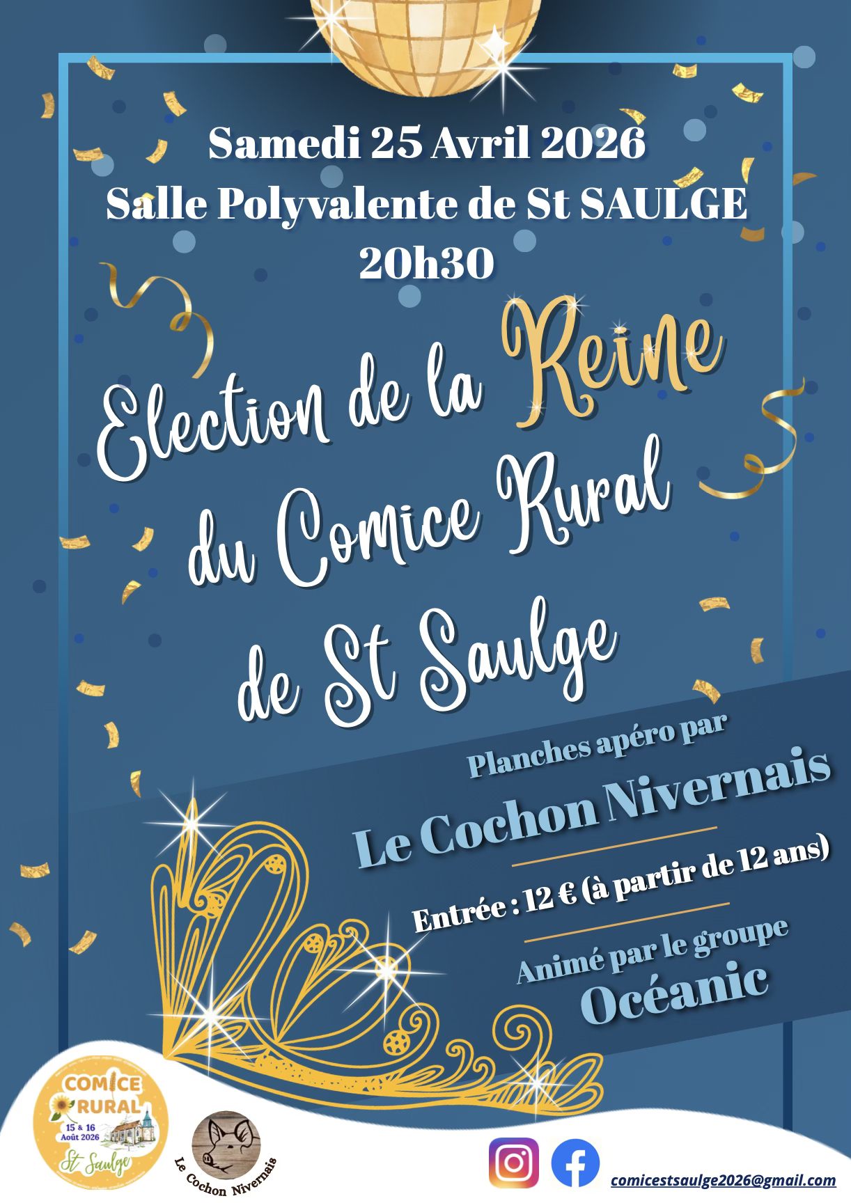 👑BAL DE L'ELECTION DE LA REINE DU COMICE 💃