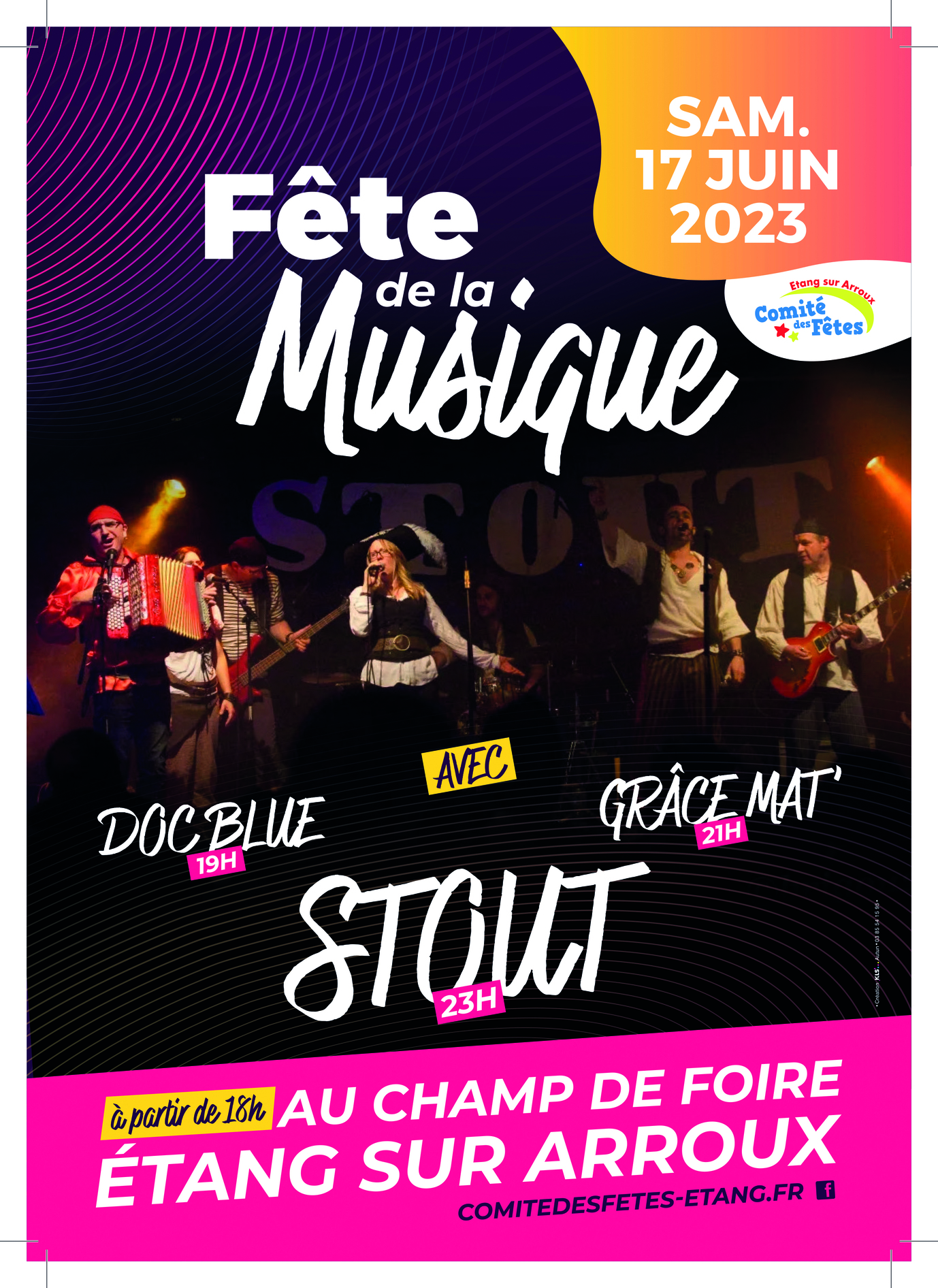 Comité des fêtes d'Ã tang - affiche A4 ExeVecto redimensionnée