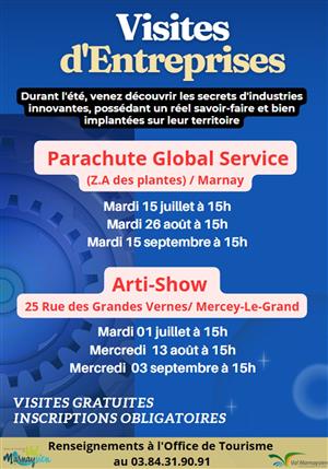 Visites d'entreprises : Parachute Global Service