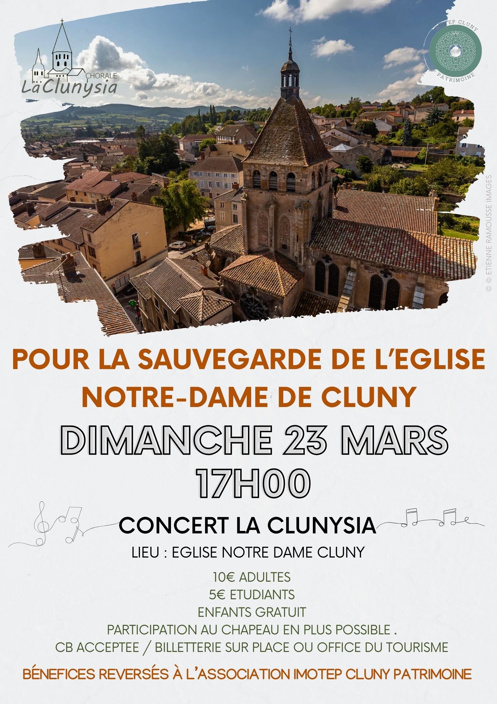 Concert La Clunysia pour la sauvegarde de l'église Notre Dame de Cluny