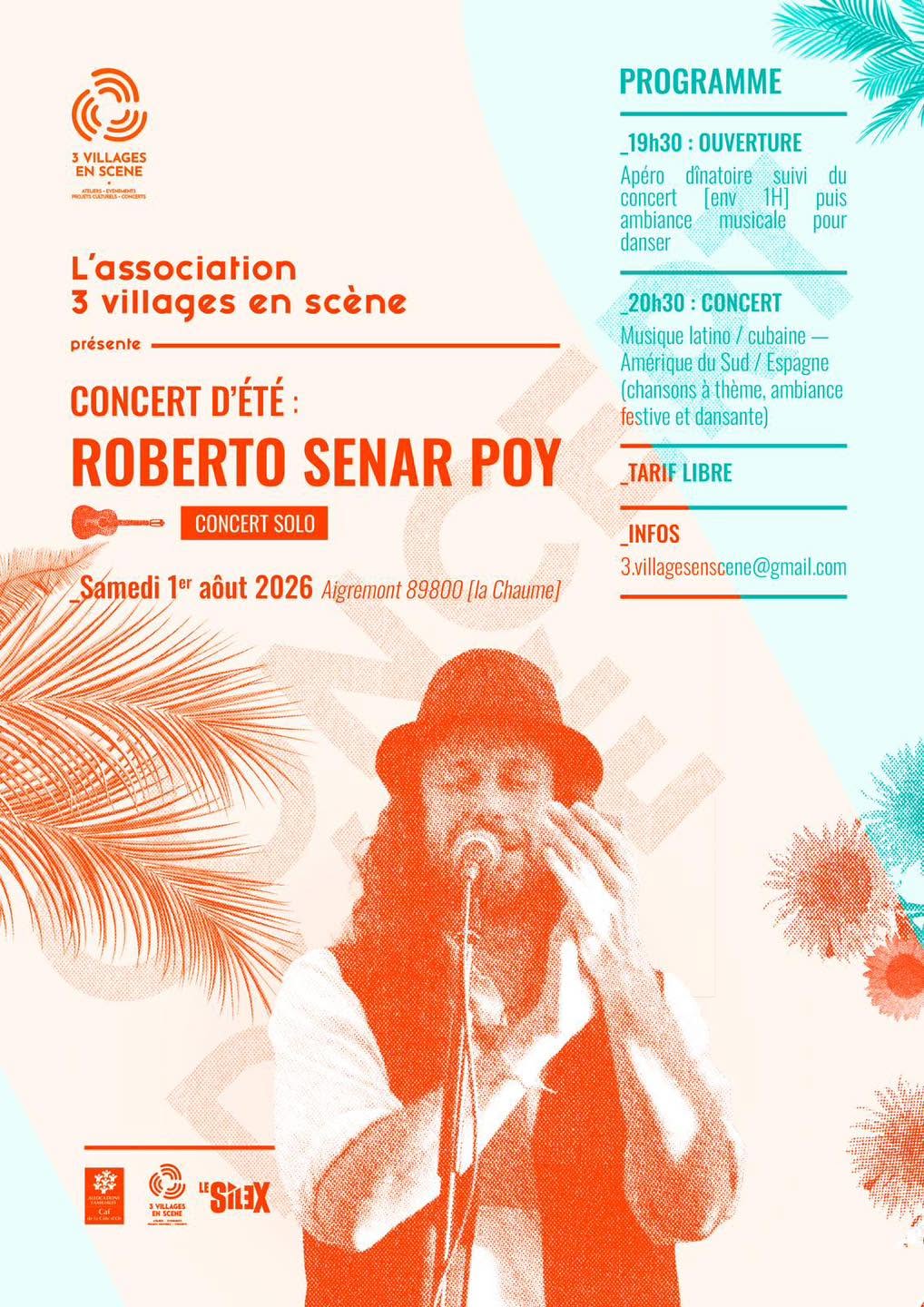 Concert d'été : ROBERTO SENAR POY