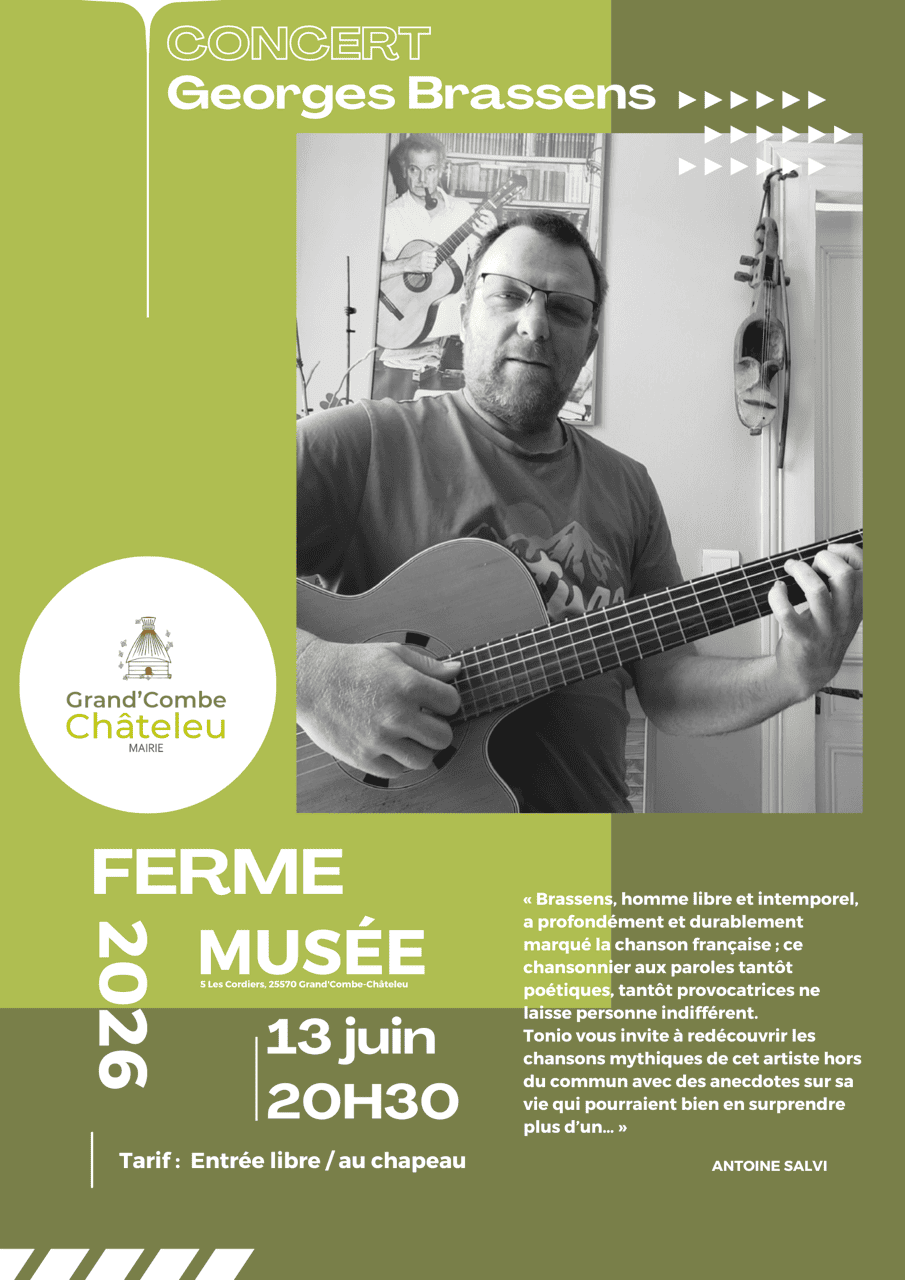 Concert - Antoine Salvi chante Brassens
