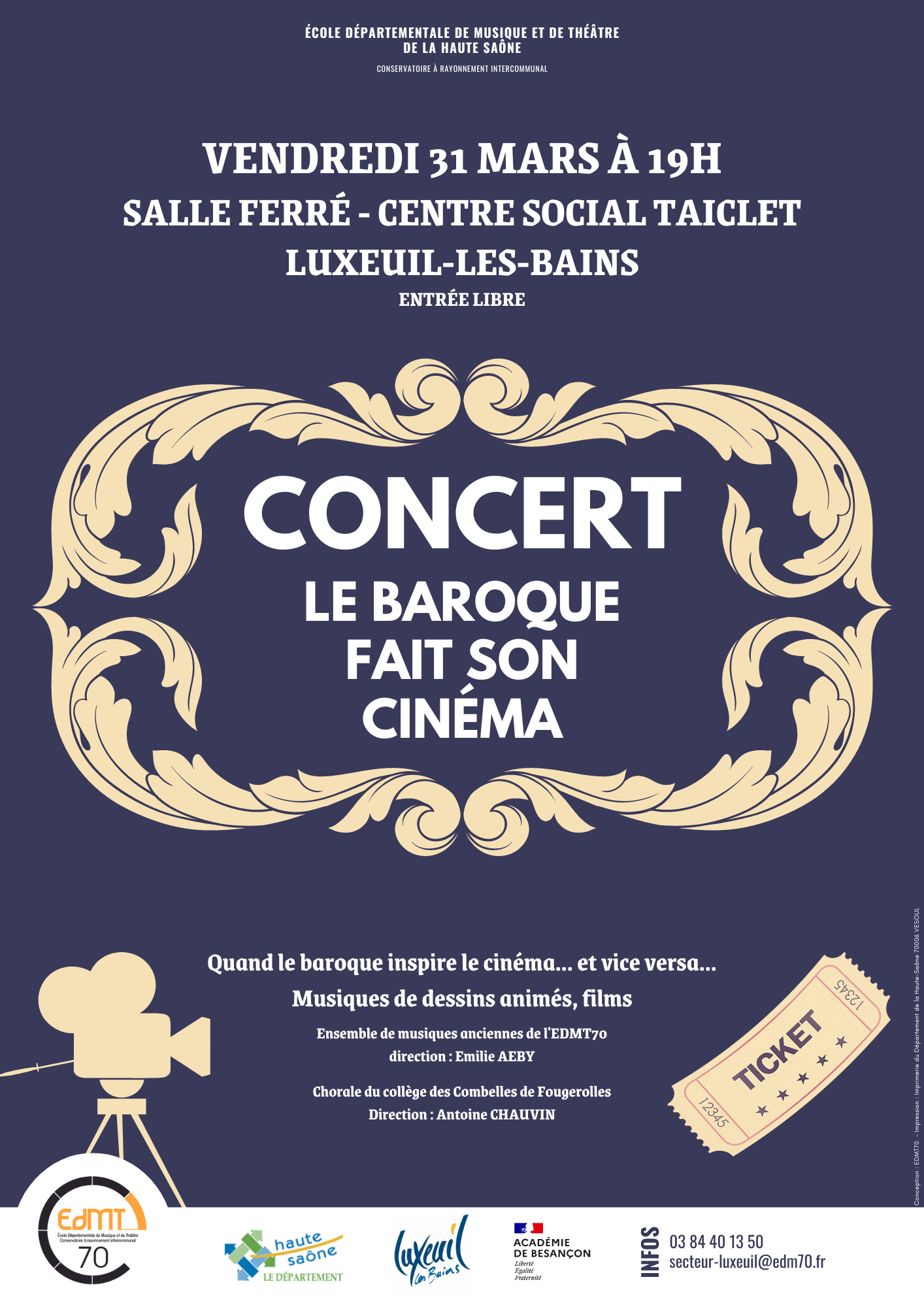 Concert Baroque LUXEUIL LES BAINS