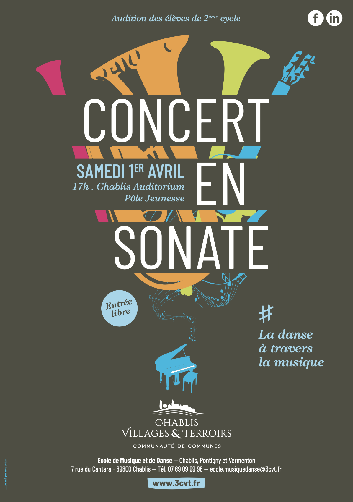 Concert EMD 3CVT Chablis 1er avril