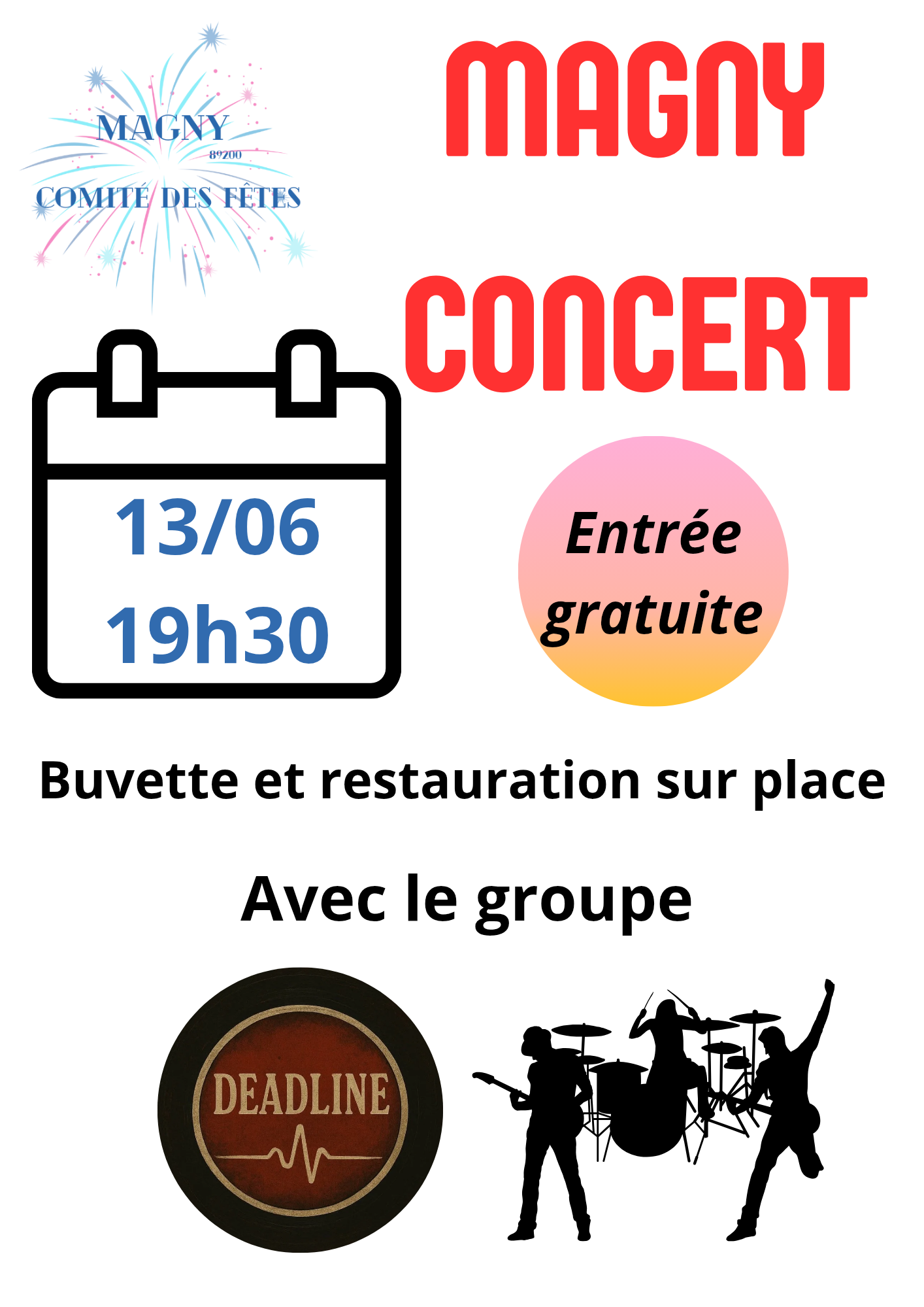 Concert du groupe Deadline