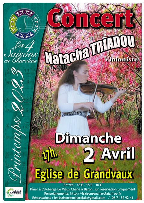Concert Natacha TRIADOU violon