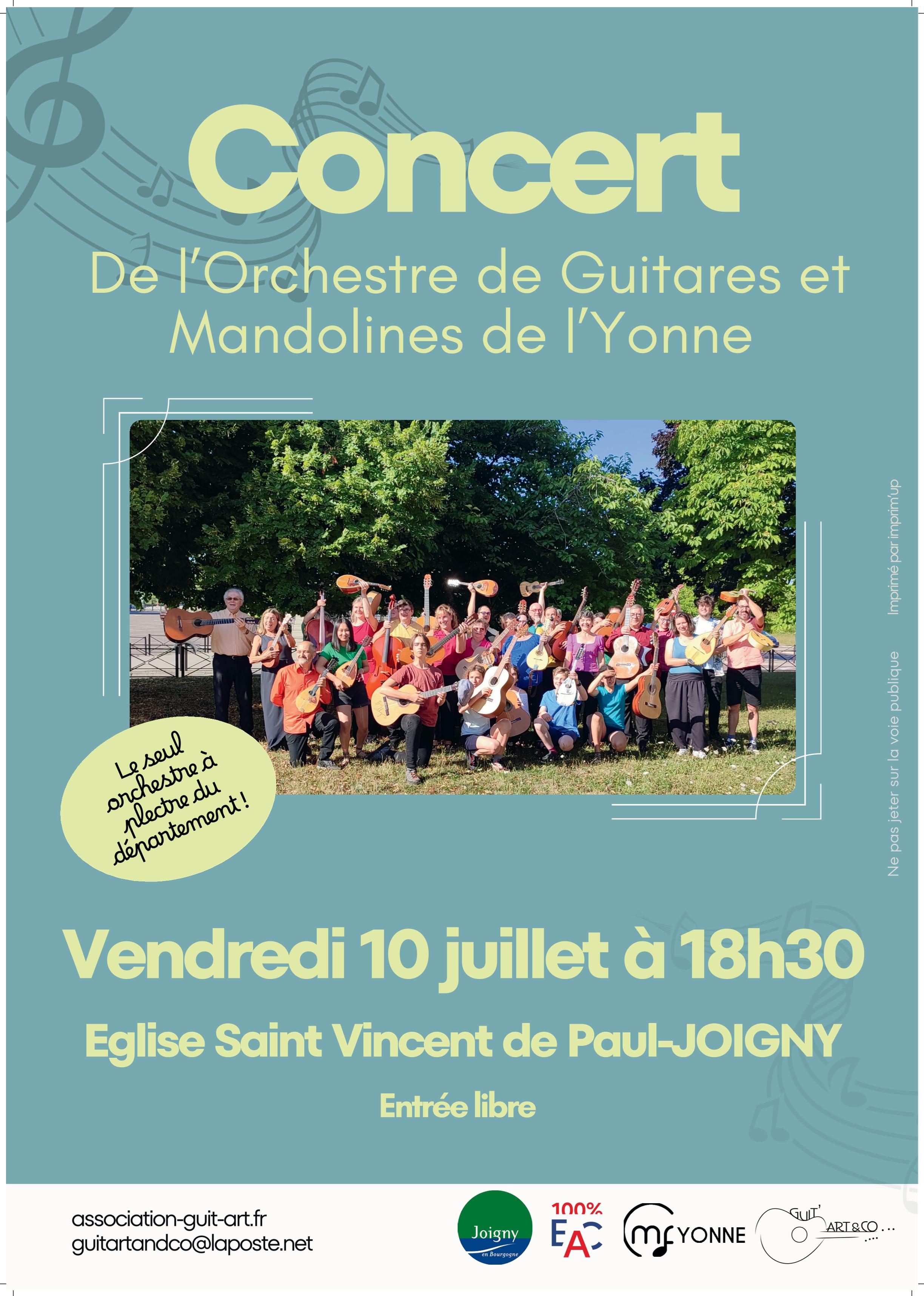 Concert de l'Orchestre des Guitares et Mandolines de l'Yonne
