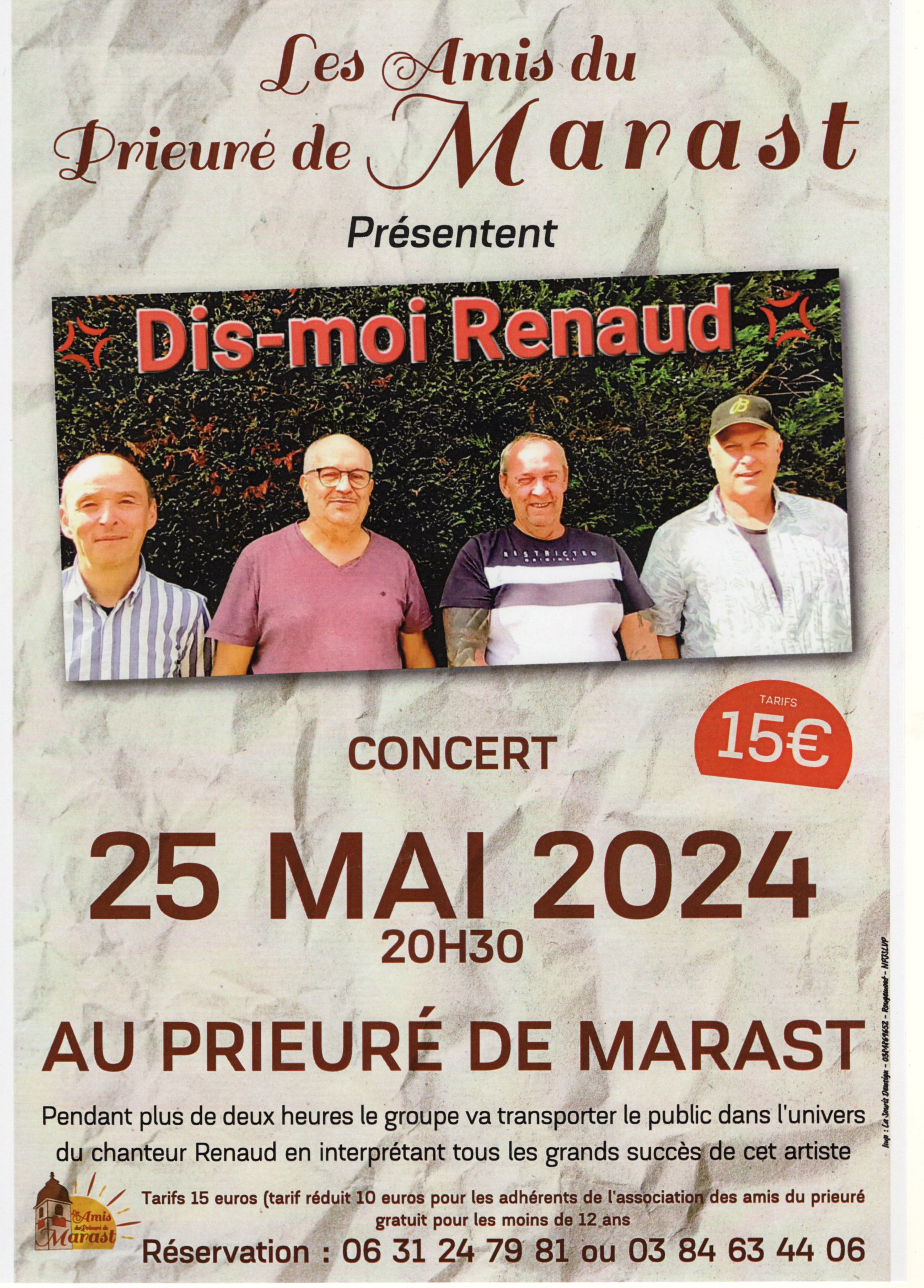 Concert chansons de Renaud