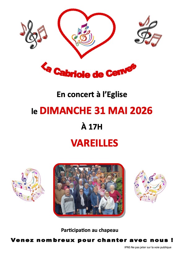 Concert choral "La cabriole de Cenves"