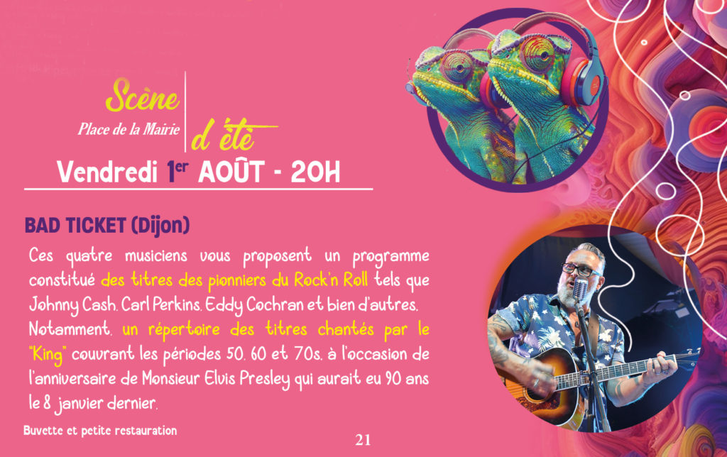 Concert de Bad Ticket