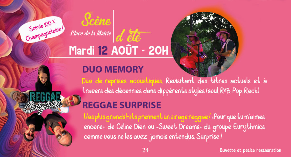 Concert de Duo Memory et Raggae Surprise