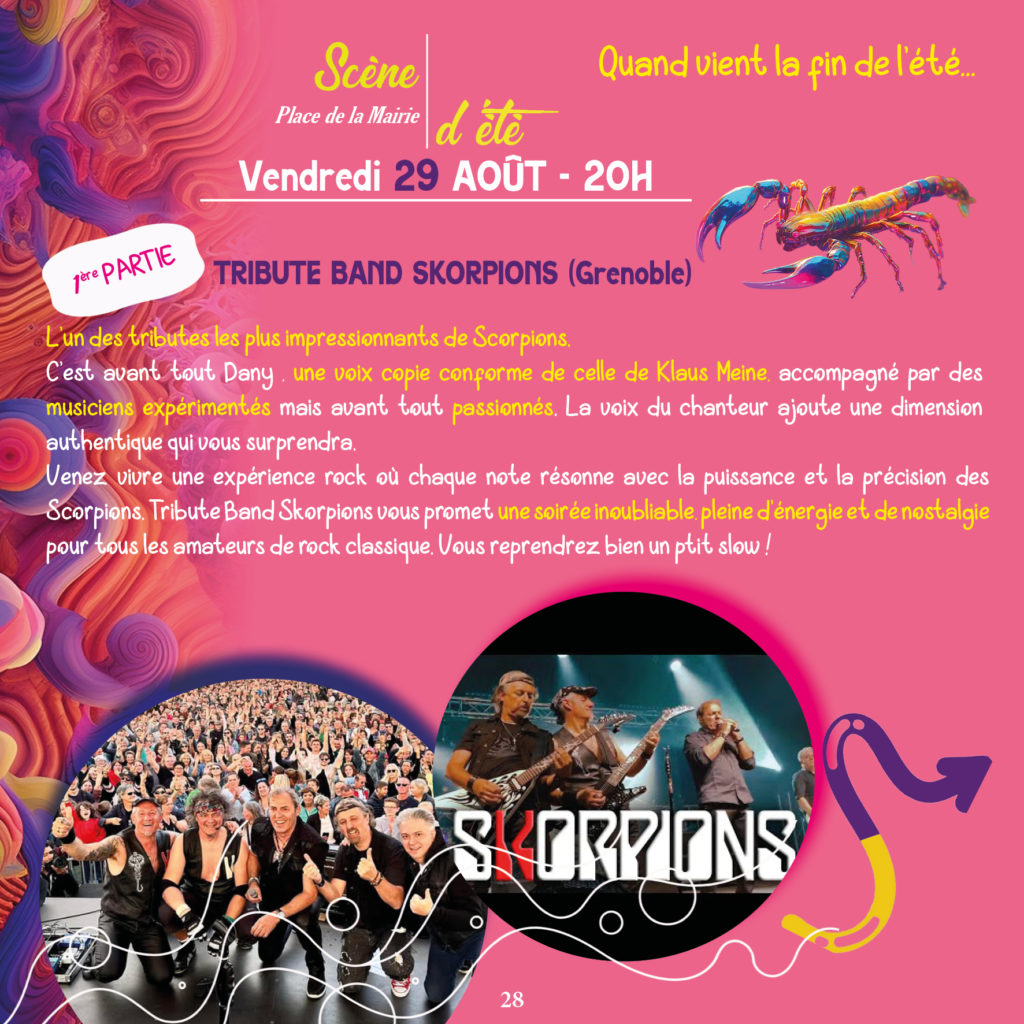 Concert de Tribute Bande Skorpions