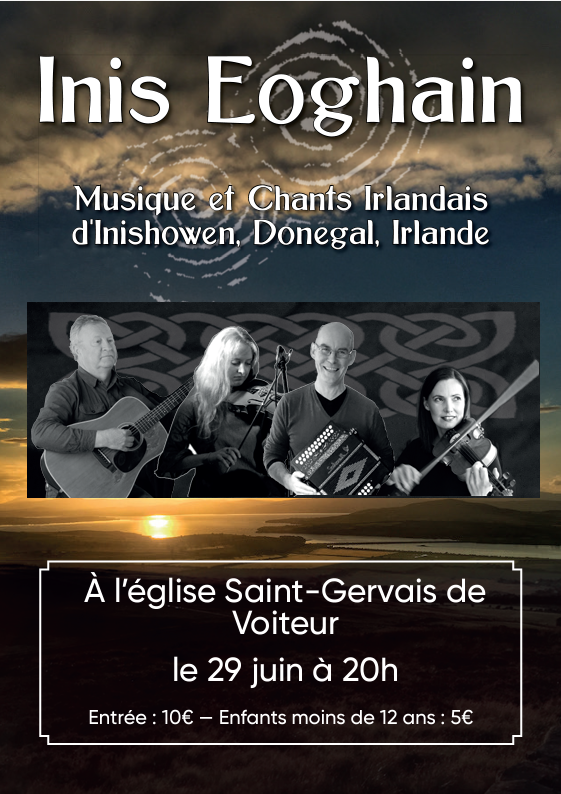 Concert musique irlandaise Voiteur