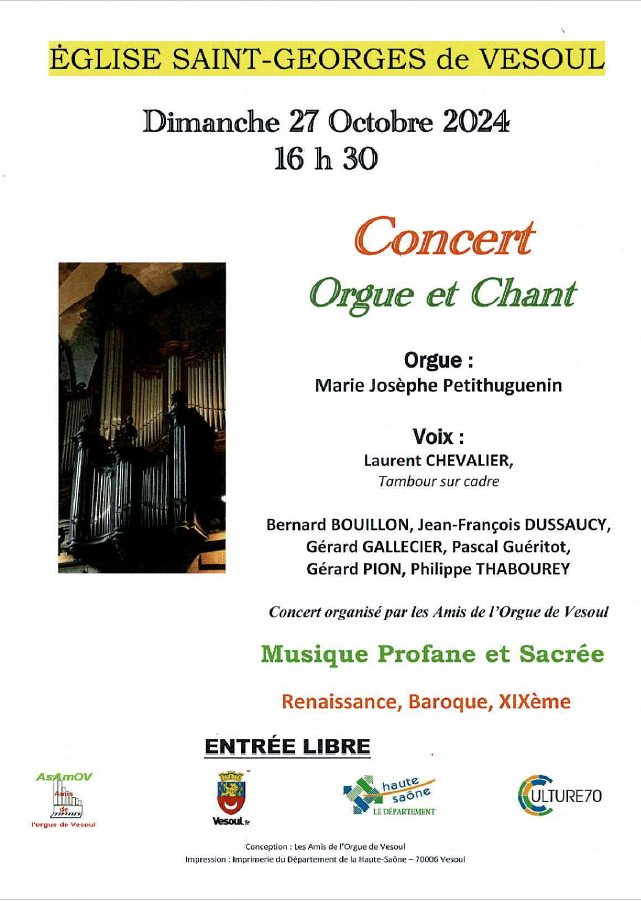 Concert orgue