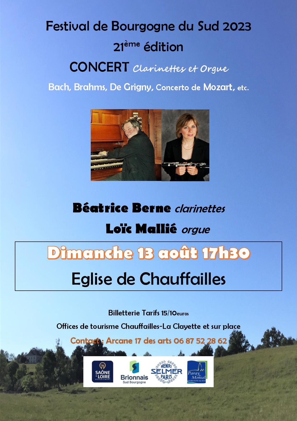 Concert clarinettes et orgue