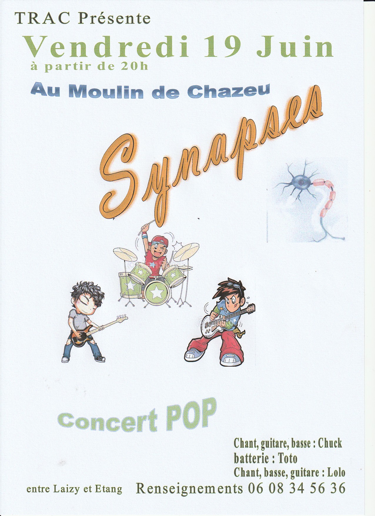 Concert POP avec "Synapses"