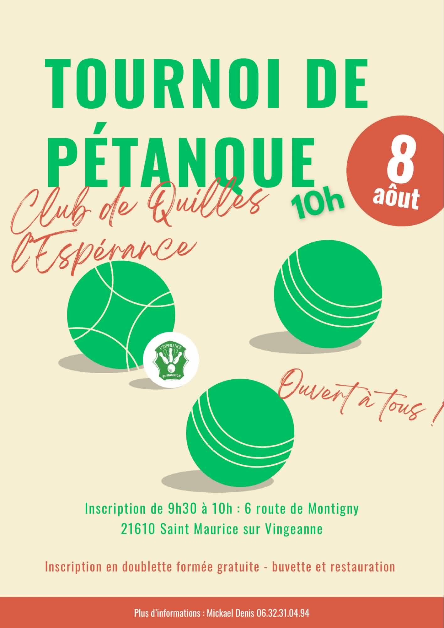Concours de Pétanque