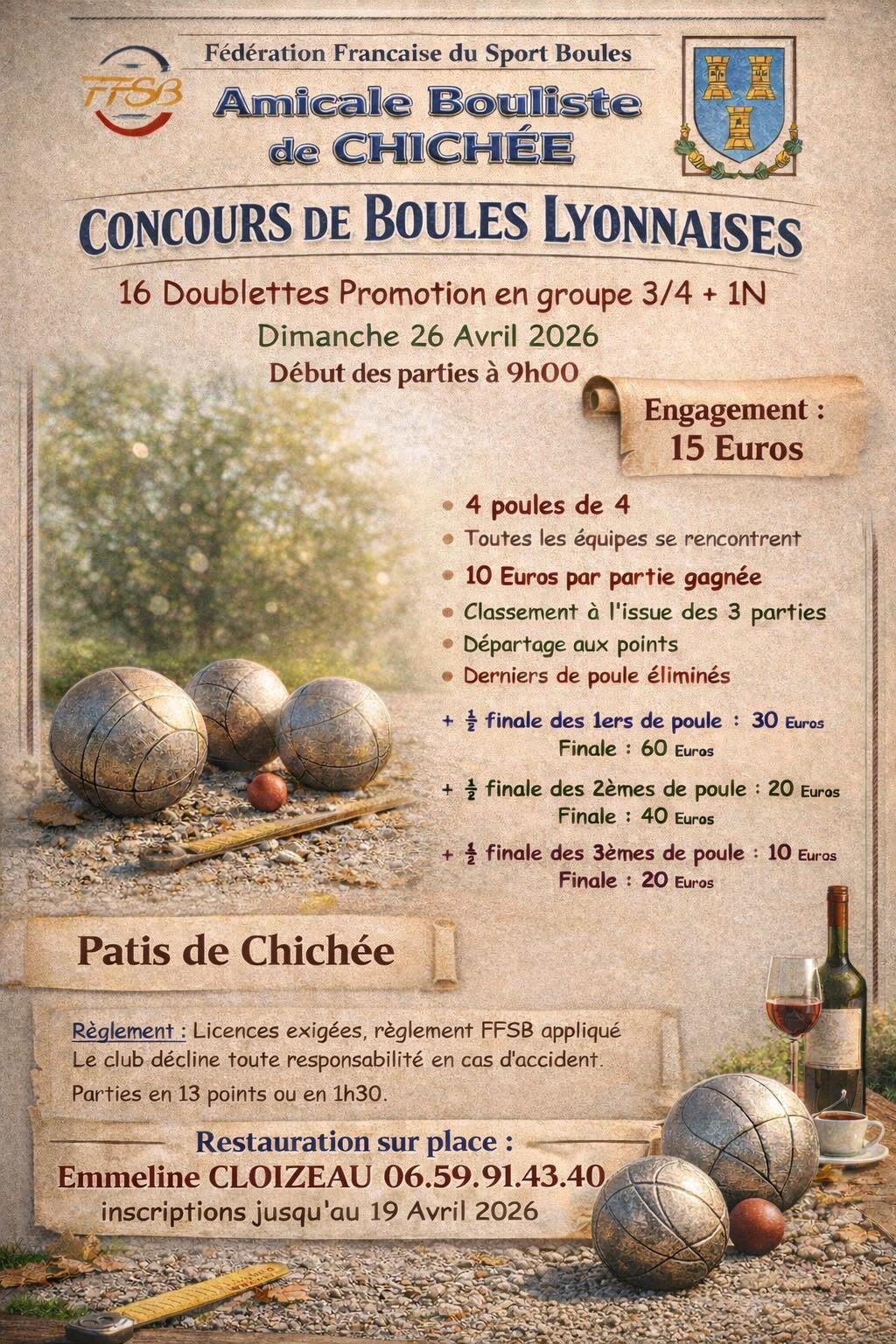Concours de Boules Lyonnaises