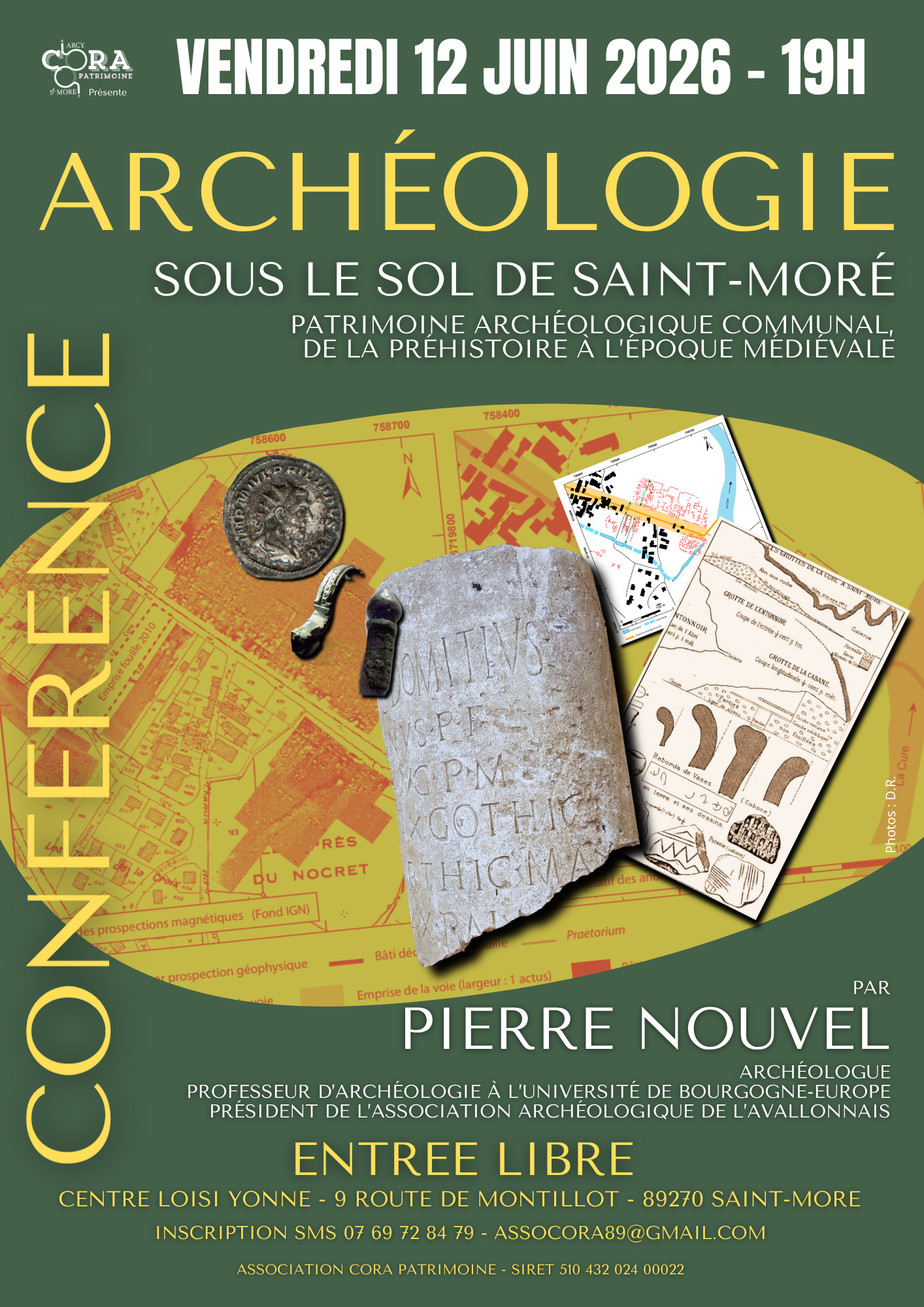 Conférence "Sous le sol de Saint-Moré" - par Pierre Nouvel