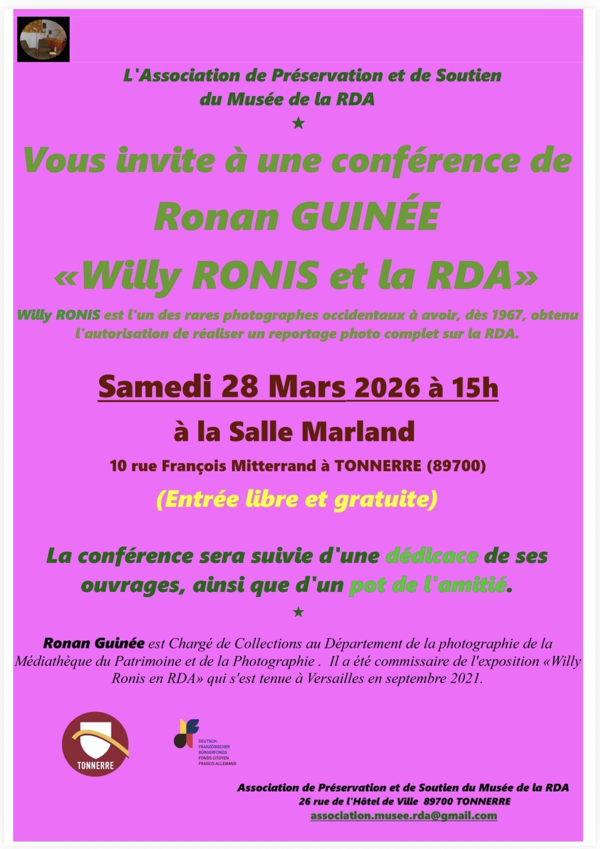 Willy Ronis et la RDA