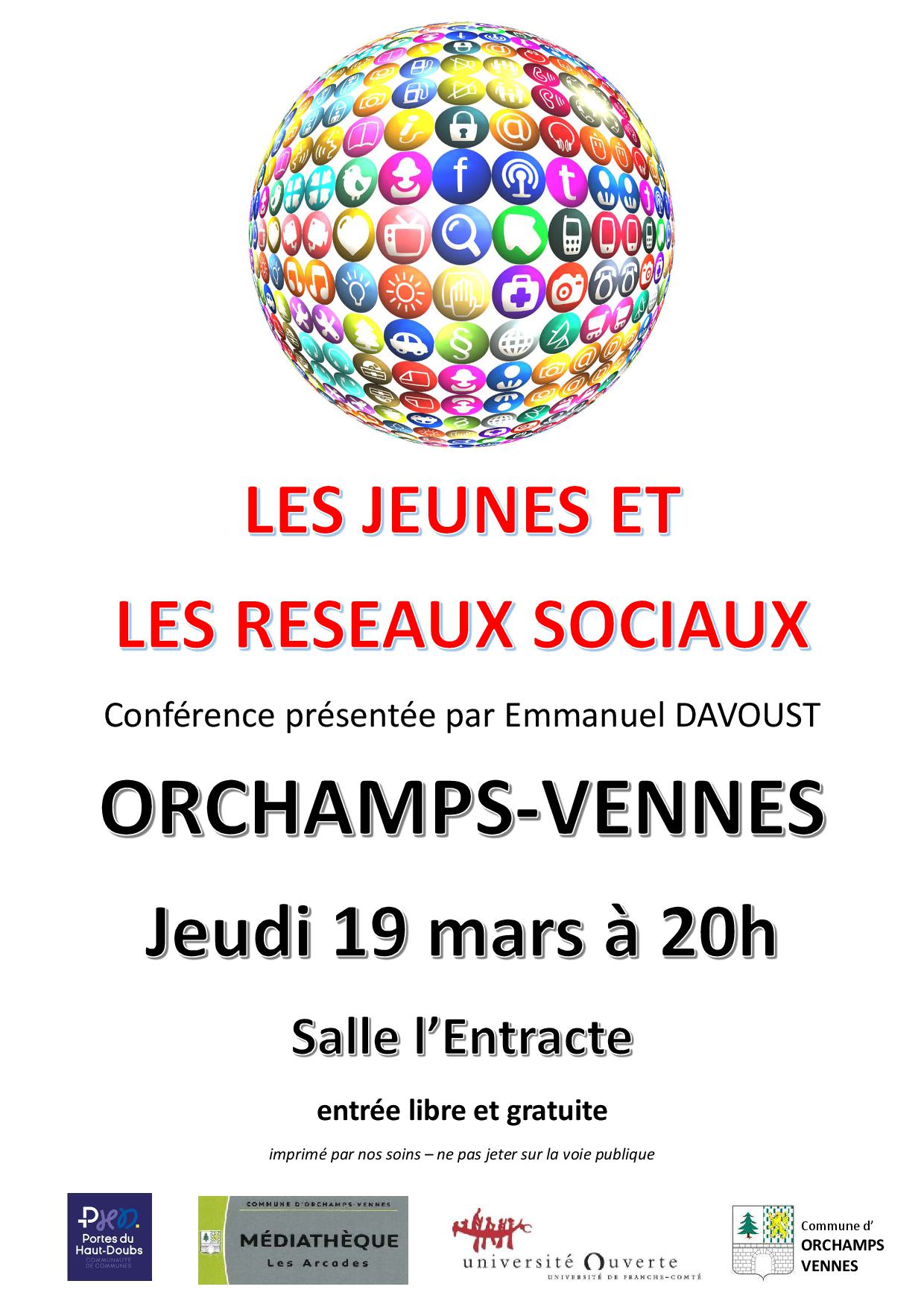 CONFERENCE SUR LES JEUNES ET LES RESEAUX SOCIAUX