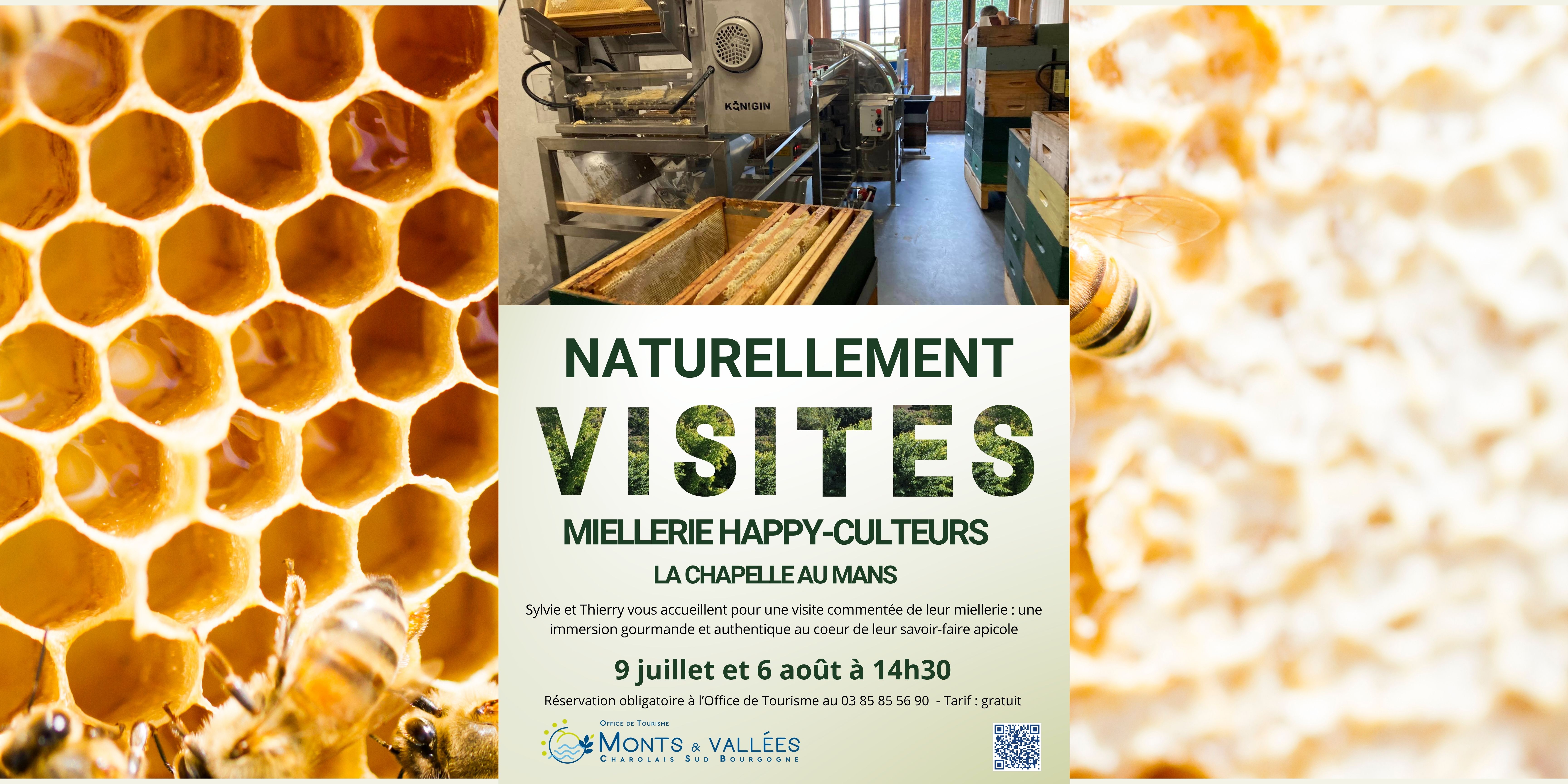 Naturellement visites : Visite commentée de la miellerie Happy-culteurs