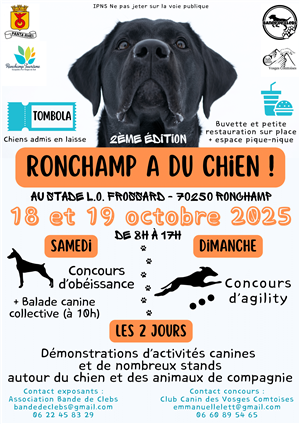 Ronchamp a du Chien ! 