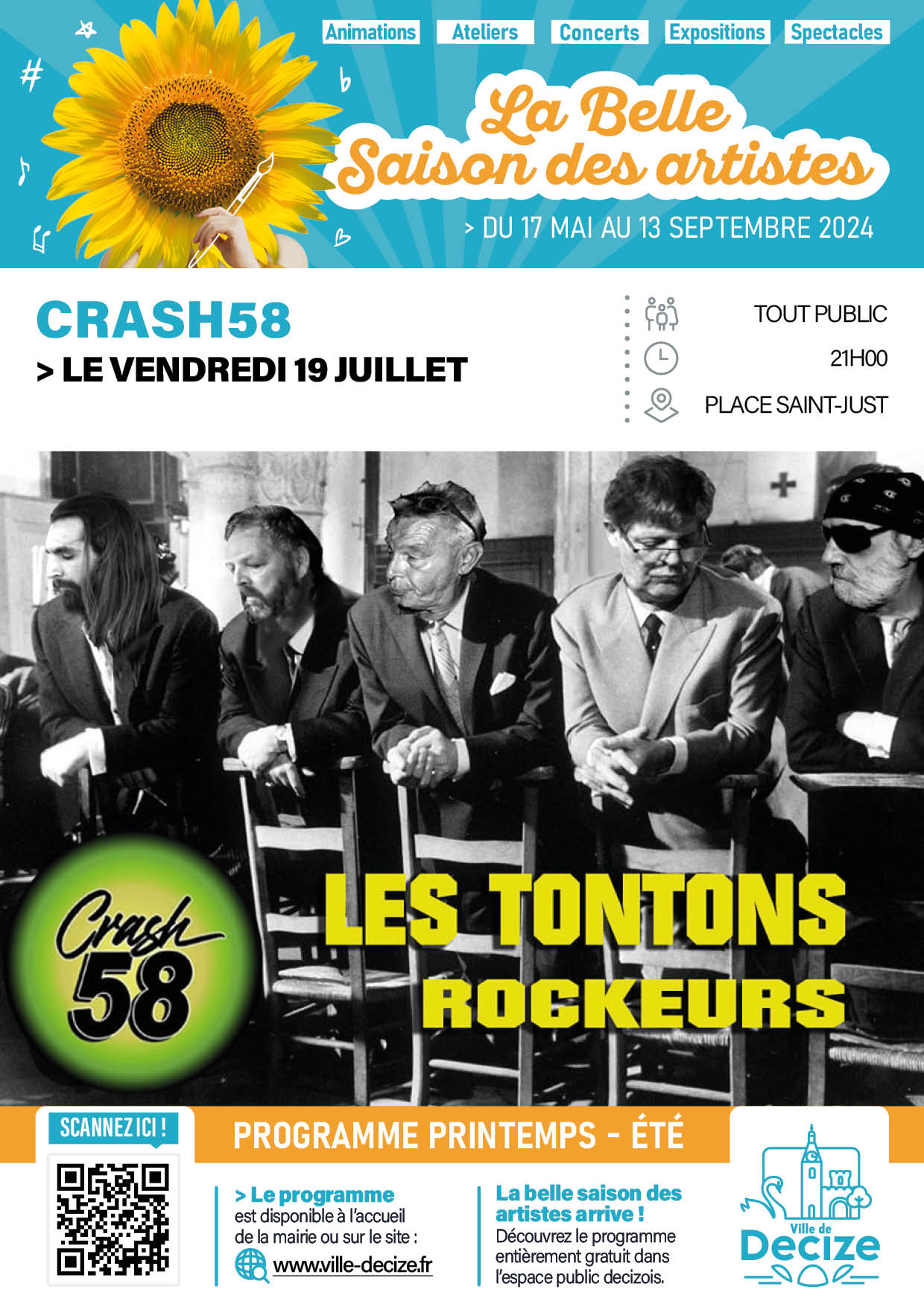 Concert du groupe Crash58 - Decize